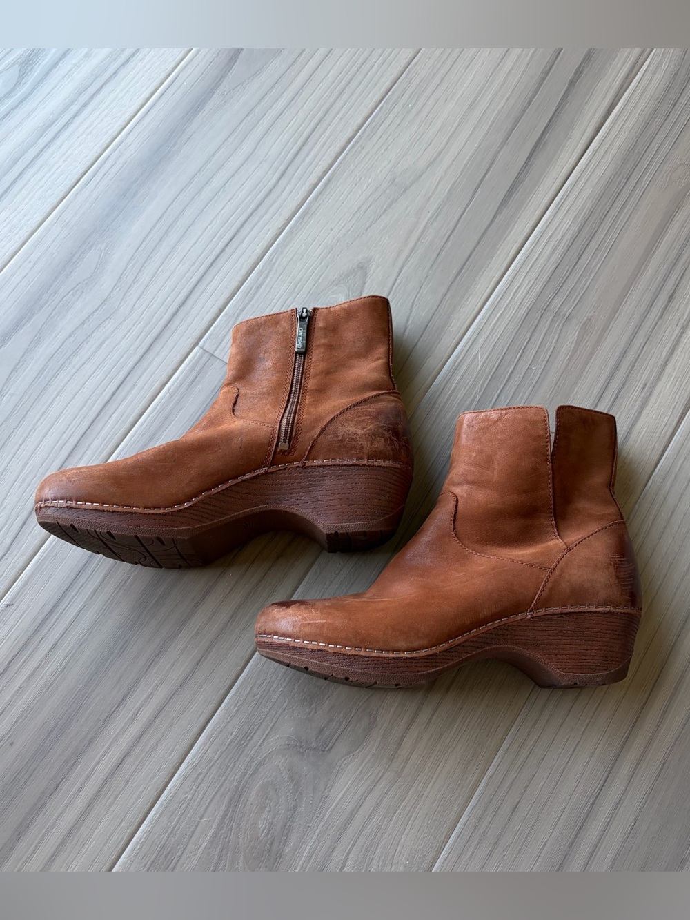 Dansko Leather Ankle Boots